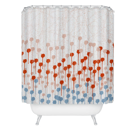 Viviana Gonzalez Summer abstract 03 Shower Curtain