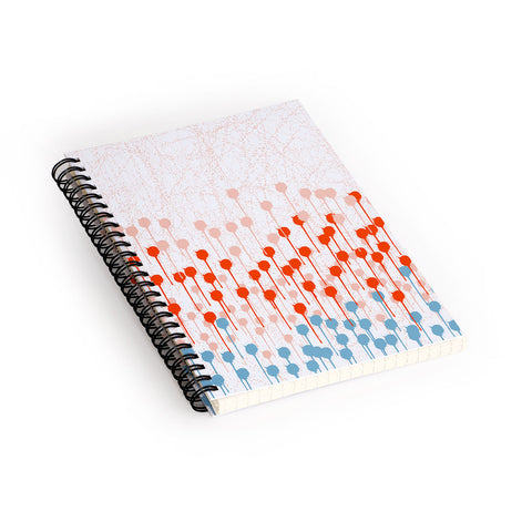 Viviana Gonzalez Summer abstract 03 Spiral Notebook