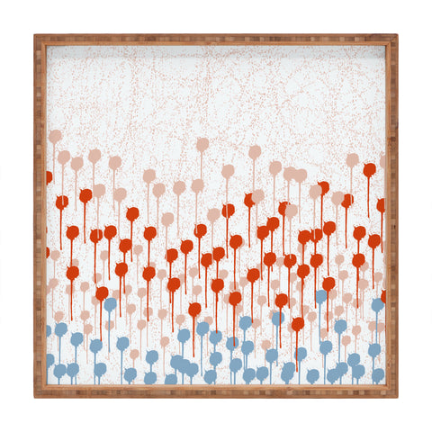 Viviana Gonzalez Summer abstract 03 Square Tray