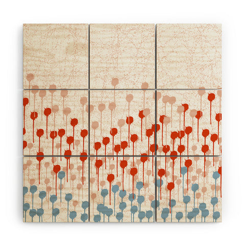 Viviana Gonzalez Summer abstract 03 Wood Wall Mural