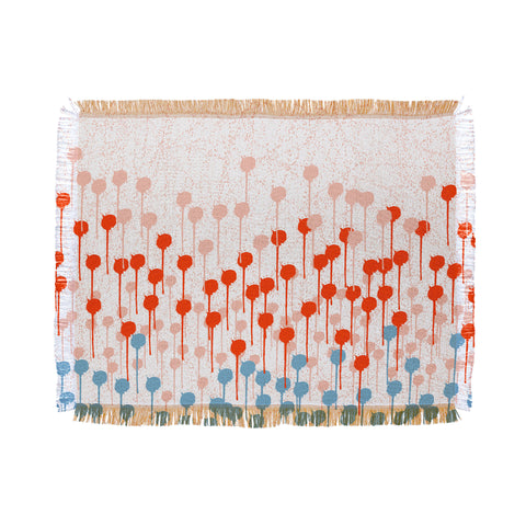Viviana Gonzalez Summer abstract 03 Throw Blanket
