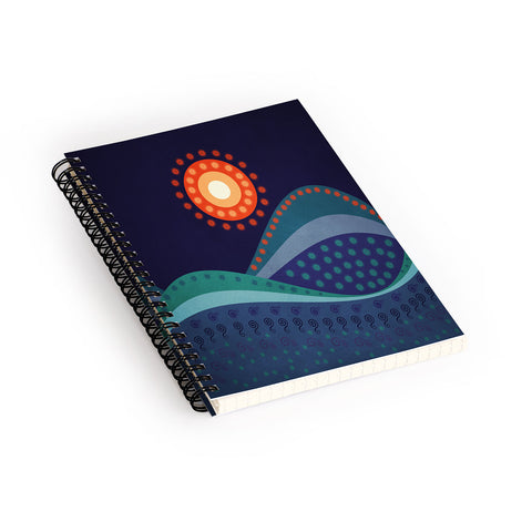 Viviana Gonzalez Summer Night Spiral Notebook