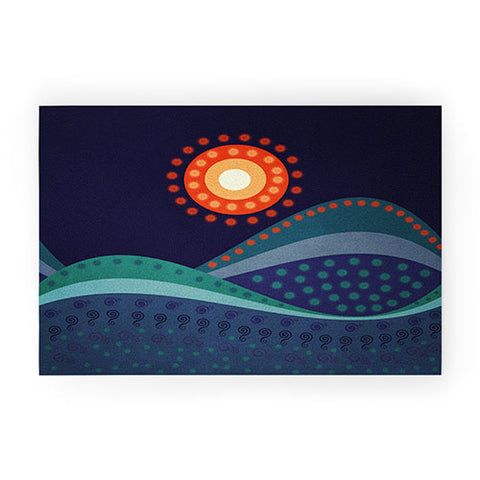 Viviana Gonzalez Summer Night Welcome Mat