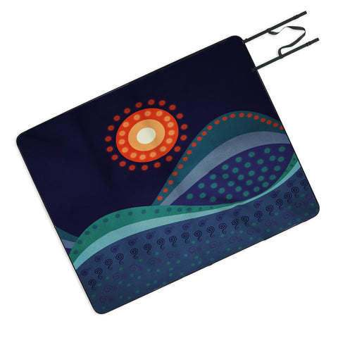 Viviana Gonzalez Summer Night Picnic Blanket