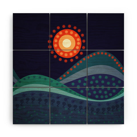 Viviana Gonzalez Summer Night Wood Wall Mural