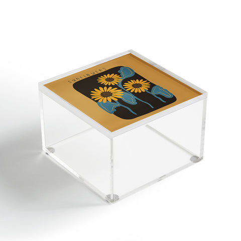 Viviana Gonzalez Sunflowers 01 Acrylic Box