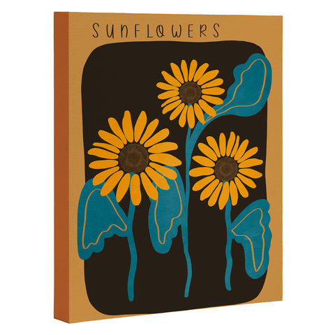 Viviana Gonzalez Sunflowers 01 Art Canvas