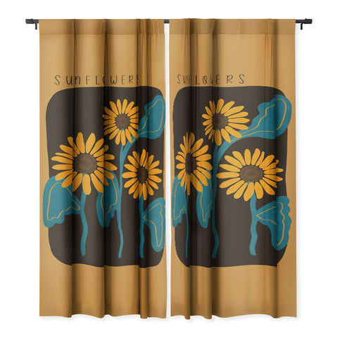 Viviana Gonzalez Sunflowers 01 Blackout Non Repeat