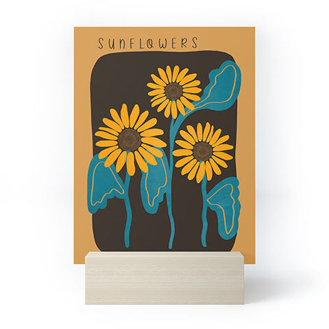 Viviana Gonzalez Sunflowers 01 Mini Art Print