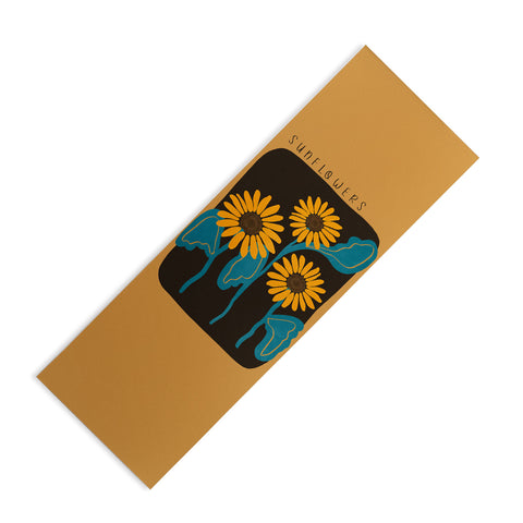 Viviana Gonzalez Sunflowers 01 Yoga Mat