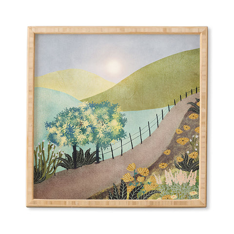Viviana Gonzalez Sunrise In The Mountains Framed Wall Art