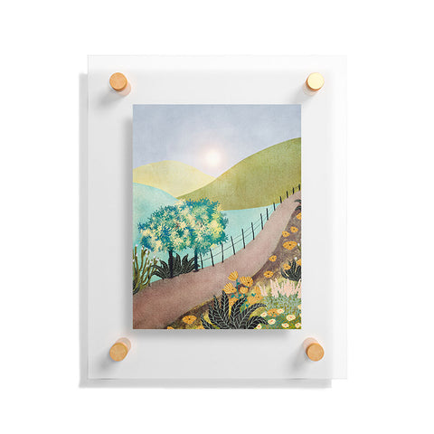 Viviana Gonzalez Sunrise In The Mountains Floating Acrylic Print