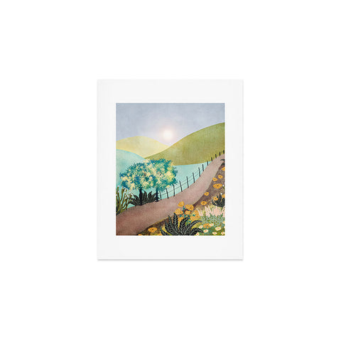 Viviana Gonzalez Sunrise In The Mountains Art Print