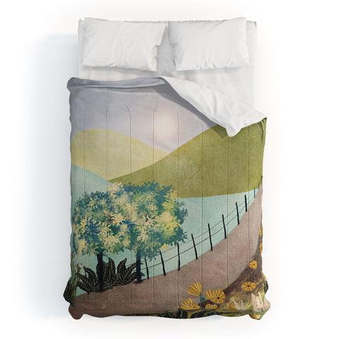 Viviana Gonzalez Sunrise In The Mountains Comforter