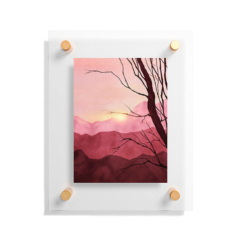Viviana Gonzalez Sunset and Landscape Floating Acrylic Print