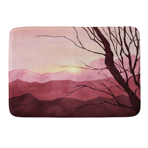 Viviana Gonzalez Sunset and Landscape Memory Foam Bath Mat