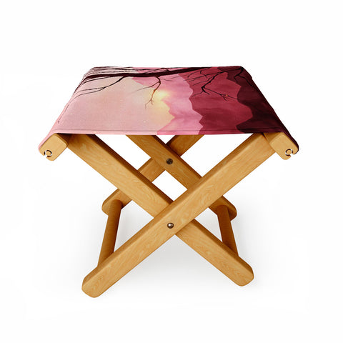 Viviana Gonzalez Sunset and Landscape Folding Stool