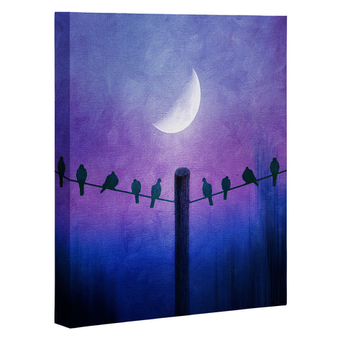 Viviana Gonzalez Symphony In Purple Art Canvas