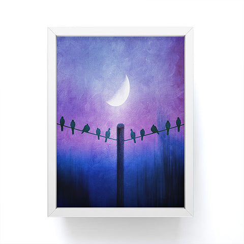 Viviana Gonzalez Symphony In Purple Framed Mini Art Print
