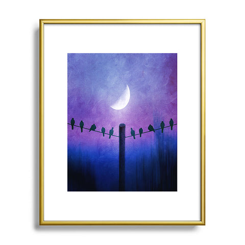 Viviana Gonzalez Symphony In Purple Metal Framed Art Print