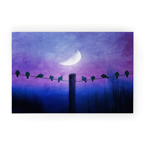 Viviana Gonzalez Symphony In Purple Welcome Mat