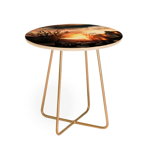 Viviana Gonzalez Tales of Halloween II Round Side Table
