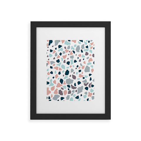Viviana Gonzalez Terrazzo collection 01 Framed Art Print