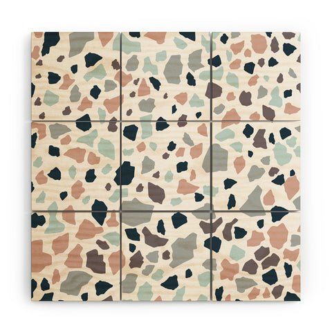 Viviana Gonzalez Terrazzo collection 01 Wood Wall Mural