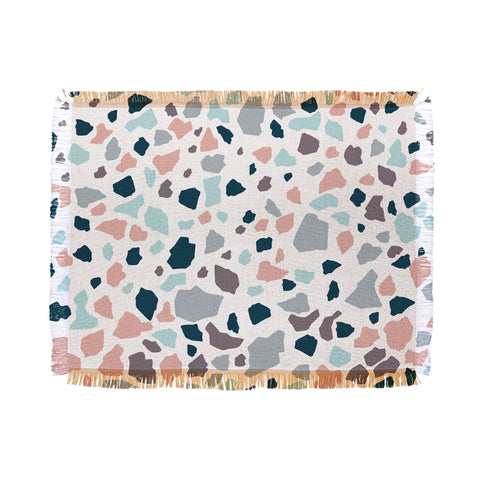 Viviana Gonzalez Terrazzo collection 01 Throw Blanket