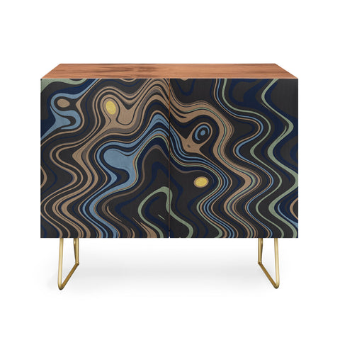 Viviana Gonzalez Texturally Abstract 01 Credenza