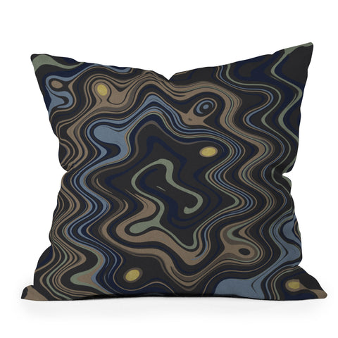 Viviana Gonzalez Texturally Abstract 01 Throw Pillow