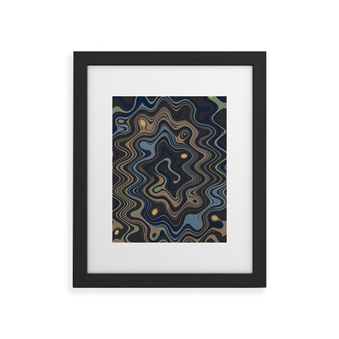 Viviana Gonzalez Texturally Abstract 01 Framed Art Print