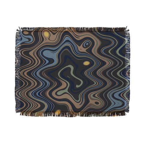 Viviana Gonzalez Texturally Abstract 01 Throw Blanket