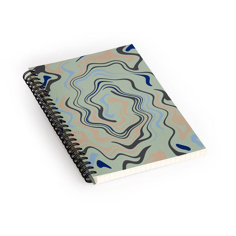 Viviana Gonzalez Texturally Abstract 02 Spiral Notebook