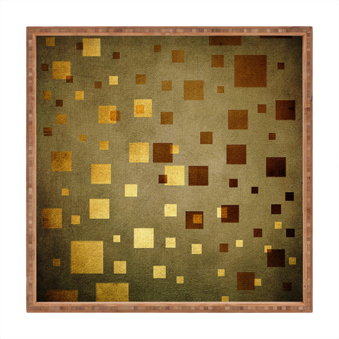 Viviana Gonzalez Textures Abstract 1 Square Tray