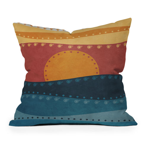 Viviana Gonzalez Textures Abstract 10 Throw Pillow