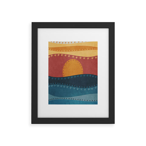 Viviana Gonzalez Textures Abstract 10 Framed Art Print
