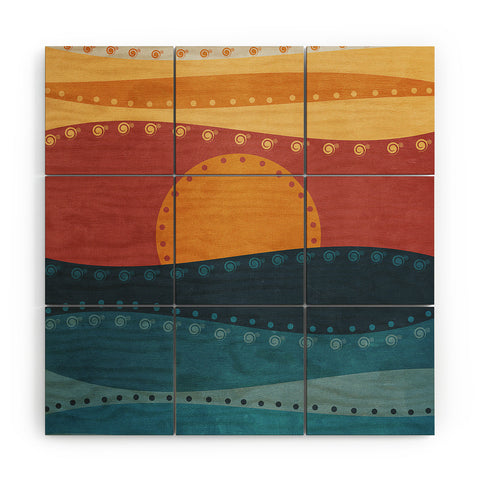 Viviana Gonzalez Textures Abstract 10 Wood Wall Mural