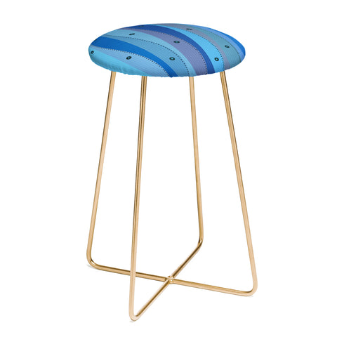 Viviana Gonzalez Textures Abstract 11 Counter Stool