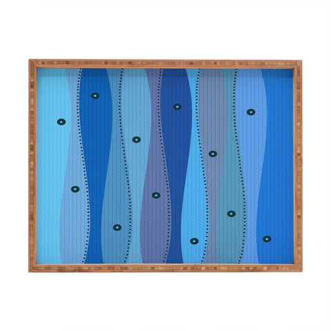 Viviana Gonzalez Textures Abstract 11 Rectangular Tray
