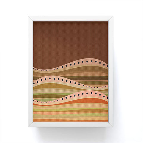 Viviana Gonzalez Textures Abstract 12 Framed Mini Art Print