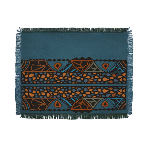 Viviana Gonzalez Textures Abstract 13 Throw Blanket