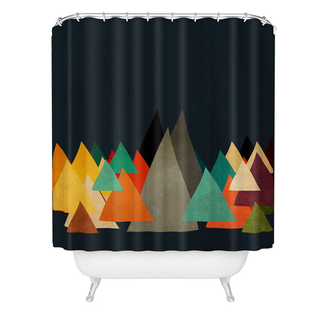 Viviana Gonzalez Textures Abstract 14 Shower Curtain