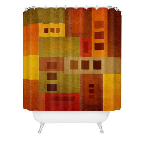 Viviana Gonzalez Textures Abstract 17 Shower Curtain