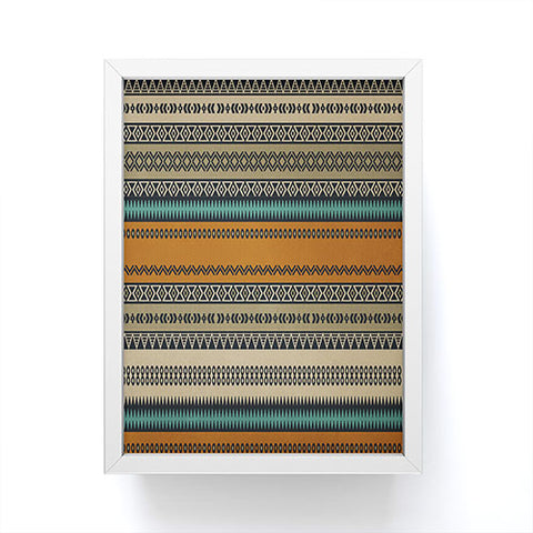 Viviana Gonzalez Textures Abstract 18 Framed Mini Art Print