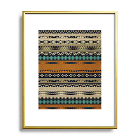 Viviana Gonzalez Textures Abstract 18 Metal Framed Art Print