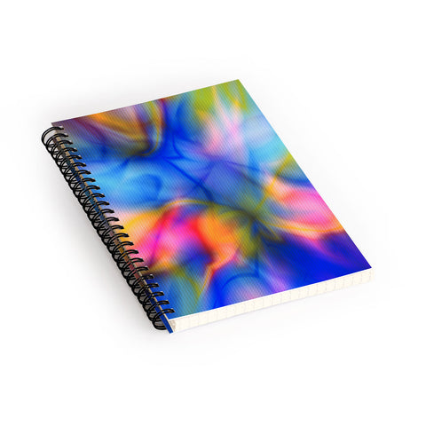 Viviana Gonzalez Textures Abstract 20 Spiral Notebook