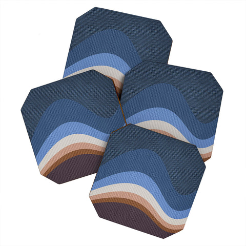 Viviana Gonzalez Textures Abstract 3 Coaster Set