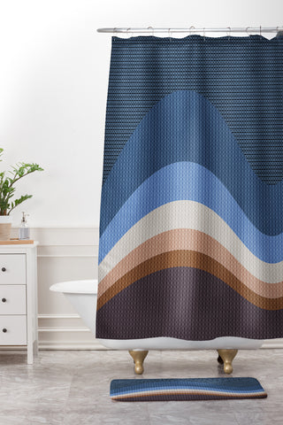 Viviana Gonzalez Textures Abstract 3 Shower Curtain And Mat