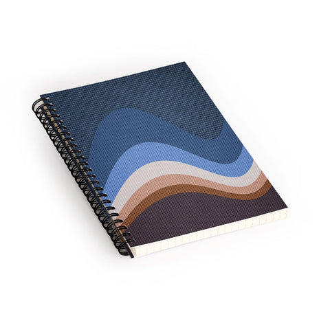 Viviana Gonzalez Textures Abstract 3 Spiral Notebook
